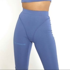 Matte Frame Legging/Pants in Denim Blue